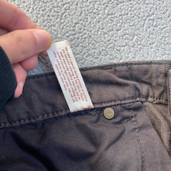 Eddie Bauer Women's Curvy Fit Brown Corduroy Pants Stretch Size 10 Bootcut - Picture 11 of 14